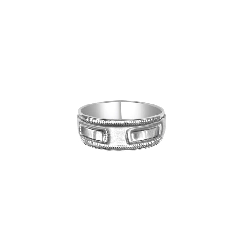 Cooper Jewelers 14kt White Gold Men’s Diamond Wedding Band