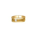 Cooper Jewelers 14kt Yellow Gold Diamond Men’s Band Wedding