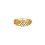 Cooper Jewelers 14kt Yellow Gold Diamond Men’s Wedding Band