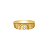 Cooper Jewelers 14kt Yellow Gold Diamond Men’s Wedding Band