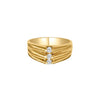 Cooper Jewelers 14kt Yellow Gold Diamond Men’s Wedding Band