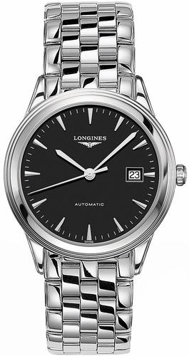 Flagship Black Dial Stainless Men s Watch L4.874.4.52.6