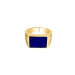 Cooper Jewelers Lapis 18kt Yellow Gold Men’s Ring Rings