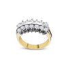 Cooper Jewelers Two Row Prong Diamond lady’s Band