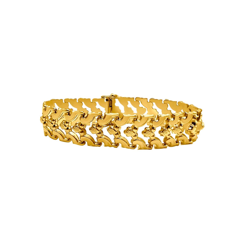 14kt Yellow Gold Woven Bracelet | Costco